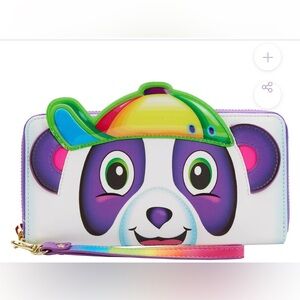 Lisa Frank x Loungefly Painter Panda Wallet Wristlet NWT